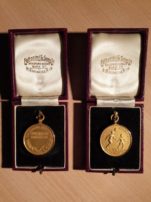1959 FA Cup Runners-Up Medals